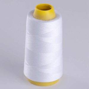 Fil à coudre polyester noir blanc 402 fin pour machine à coudre durable usage domestique - Product Image 4