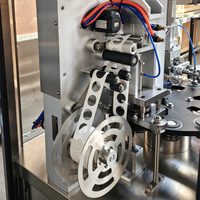 Machine automatique rotative de remplissage et de scellage de capsules de café Nespresso, machine d'emballage de dosettes de café avec purge d'azote