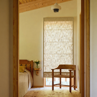 Persianas Romanas de Lino y Tul, Cortinas que Filtran la Luz, Estilo Moderno, Personalizables, para Todas las Estaciones