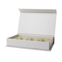 Vente en gros de boîte de bouteille de soin des ongles en gel vide en papier kraft de luxe personnalisé boîte d'emballage de vernis à ongles avec insert EVA