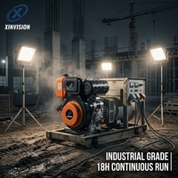 Moteur diesel 192F 13,0 CV 499 cm³ de type unitaire robuste avec démarrage électrique pour engins de construction et fourniture OEM
