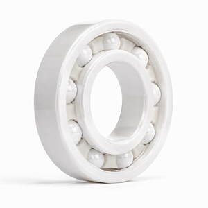 6007 Full Ceramic <b>Bearing</b> ZrO2 35x62x14mm PTFE Cage Open Corrosion Resistant Non Magnetic Insulating for Chemical Equipment - Product Image 4