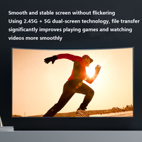 Receptor de vídeo HD 4K, adaptador de pantalla inalámbrico HDMI 2,4G, WiFi, Compatible con IOS Dongle, Android, para proyector de TV