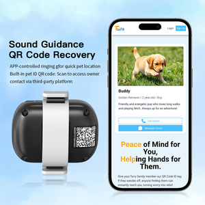 Traceur <span class=keywords><strong>GPS</strong></span> intelligent pour animaux de compagnie, moniteur d'activité anti-perte, suivi en temps réel, dispositif étanche IPX7 pour collier ou <span class=keywords><strong>harnais</strong></span> de chien ou de <span class=keywords><strong>chat</strong></span> - Product Image 4