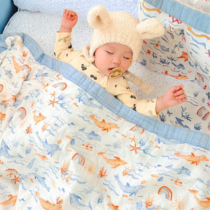 Haute qualité mousseline coton bébé serviette bébé nouveau-né couverture de bain Ultra doux chaud respirant absorbant couvertures d'hiver pour bébé - Product Image 5