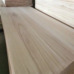 Factory direct supplied paulownia wood saw timber nature color paulownia board