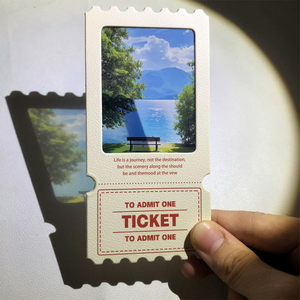 Billets personnalisés imprimés recto-verso, cartes postales décoratives, cartes cadeaux pour événements, billets VIP Kpop - Product Image 6