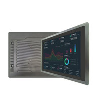 7 "23.6 inci Windows tertanam 7/8/10/Linux/Android 10 poin layar sentuh kapasitif Aksesori komputer industri stok aluminium