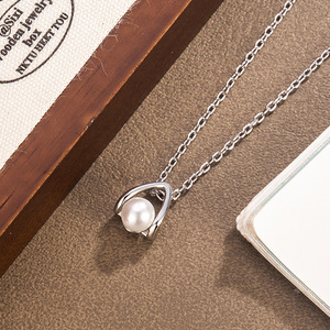 Collier de mariage élégant et luxueux personnalisé, bijoux fins, cadeaux pour femmes, collier avec pendentif en argent sterling 925 - Product Image 1