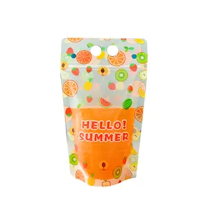 Portable Cute Beverage Bag 450ml Soybean Milk Juice Soda Beverage Bag