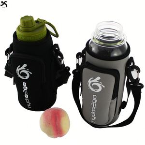 Pochette pour bouteille d'eau en néoprène, porte-bouteille d'eau pour la salle de sport avec support pour téléphone - Product Image 2