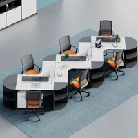 Nouvelle Poste de Travail Combinée pour Bureau : Table, Écran et Poste de Travail en Zone Ouverte, Poste de Travail en Cubicle