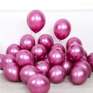 Ballon en métal personnalisé avec logo personnalisé, décoration de fête, ballons métalliques chromés colorés pour <span class=keywords><strong>club</strong></span> de mariage - Product Image 4