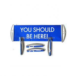 Ventilador Enrollable Promocional con Impresión Digital, Logotipo Personalizado, Ventilador de Mano Retráctil, Pancarta Desplazable para Animar en Eventos Deportivos - Product Image 6