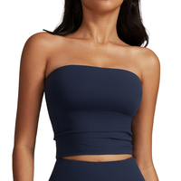 Soutien-gorge de sport sans bretelles sexy et élégant pour femme, style européen et américain, anti-choc, séchage rapide, idéal pour le fitness et le yoga