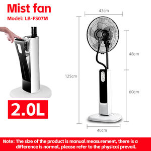 Промышленный высокомощный распылительный вентилятор Western <span class=keywords><strong>Union</strong></span>, коммерческий охлаждающий вентилятор с водяным охлаждением, уличный увлажняющий вентилятор - Product Image 3