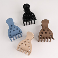 WEINI Vente en gros Pinces à cheveux en acrylique perforées Nids d'abeilles Couleurs mates Vintage Hawaïennes Accessoires pour cheveux pour femmes Personnalisation OEM