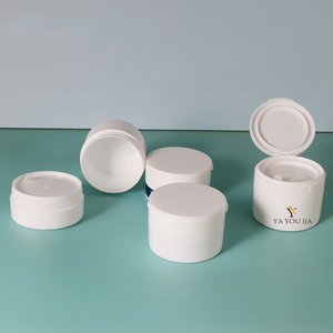 Trắng PP kem đánh răng chai 50g-100g rộng miệng Jar cho mỹ phẩm chăm sóc da nắp nhựa cho kem mắt và kem dưỡng da" - Product Image 1