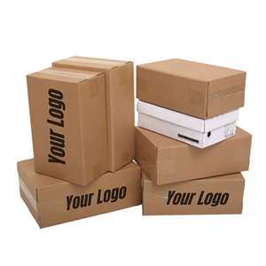 Caja de Cartón Corrugado Personalizada con Impresión de Logotipo para Zapatos, Caja para Comercio Electrónico, Envío Seguro y Entrega a Domicilio - Product Image 5