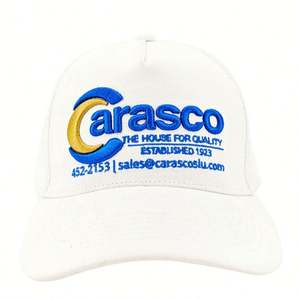 Casquette de baseball en coton bleu marine à 5 panneaux brodés pour les événements de team building, idéale pour les livreurs - Product Image 3