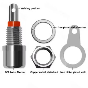 <span class=keywords><strong>RCA</strong></span> âm thanh ổ cắm cắm cắm kết nối vách ngăn mạ niken <span class=keywords><strong>RCA</strong></span> Bảng điều khiển gắn kết nối <span class=keywords><strong>RCA</strong></span> nữ ổ cắm <span class=keywords><strong>Adapter</strong></span> - Product Image 5