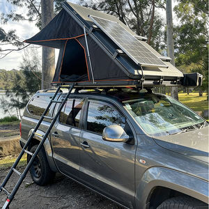 Carpa de techo rígida para coche, tipo Dachzelt, para acampar al aire libre, con capacidad para 4 personas. - Product Image 6