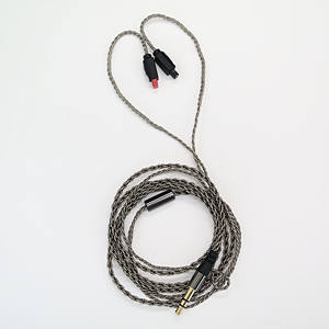 Nueva llegada 6N plateado MP3 <span class=keywords><strong>cable</strong></span> para <span class=keywords><strong>Audio</strong></span>-Technica IM01/IM02/IM03/IM04/IM50/ IM70 - Product Image 4