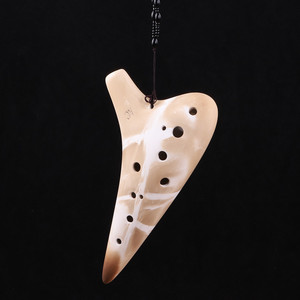 Ocarina en céramique de haute qualité à 12 trous, tonalité Alto C, pour débutants, enseignement scolaire, instrument de musique ethnique - Product Image 5