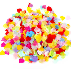 Confettis en <span class=keywords><strong>papier</strong></span> en forme de cœur de 2,5 cm pour Halloween, Nouvel An, la Saint-Valentin, mariages, anniversaires, Noël, décorations à tenir à la main - Product Image 5
