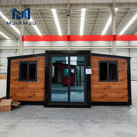 Rumah Kontainer Mini Modern Prefabrikasi yang Dapat Diperluas dengan Dua Sayap, Stabil, Mewah, dan Mudah Dipindahkan