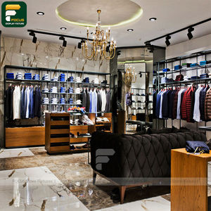 Étagère de présentation de vêtements de luxe, comptoir de vêtements, armoire à vêtements, meuble en verre, mobilier de vente au détail - Product Image 2