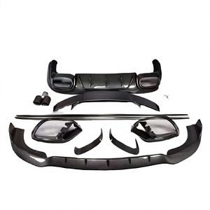 Kit carrosserie en fibre de carbone de haute qualité 2019 pour Mercedes Benz AMG GT50 GT53 : Nouvelle lèvre avant, jupes latérales, lèvre arrière, pare-chocs avant de voiture - Product Image 1