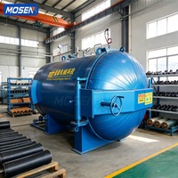 Autoclave de vulcanisation de caoutchouc industriel Mosen pour semelles de chaussures, tuyaux et rouleaux en caoutchouc avec système de cuisson à la vapeur automatique