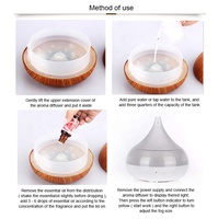 Samlaice Foshan fabrication chambre salon LED fort faible réglable brume humidificateur diffuseur d'arôme pour les enfants