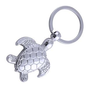 Promotion Personalized <b>Custom</b> Logo Vintage Fashion Sea Turtle 3D Metal Key Ring Funny Keychain Souvenirs Purse Charms - Product Image 1