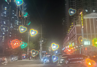 Lunettes spéciales interactif pêche avec cœur verres, effets spéciaux, protection lumineuse pour spectacle de feu d'artifice