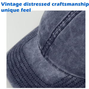 Cappellino da Baseball Personalizzato 'Don't Tread on Me' a 6 Pannelli in Cotone Twill Effetto Vissuto, Cappello Patriottico all'Ingrosso OEM - Product Image 2