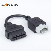 Cable de Conexión Convertidor de 5 Pines Automotrices a OBDII de 16 Pines
