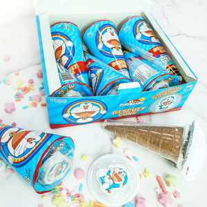 Manufacturer OEM <strong>Sweet</strong> Crispy Ice Cream Chocolate Toys New Package Custom Biscuit Milk Flavored Cream Rice Crispy Wafer <strong>Cone</strong> - Product Image 3