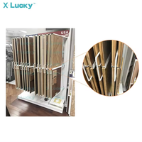 Types de vente chaude support de dalle de marbre support de planche de surf acrylique support panneau d'affichage rail d'affichage rotatif sol en pierre présentoir