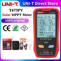 Probador de Potencia Máxima para Módulos Fotovoltaicos Compacto y Portátil UNI-T UT673PV, Gran Venta Transfronteriza para Instrumentos de Prueba