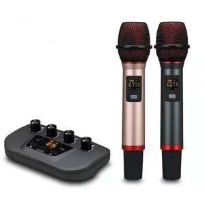 2024 New Wireless Car FM Microphone Karaoke Portable Microphone Mic for Car Home Party Suitable Android/PC All Smartphone