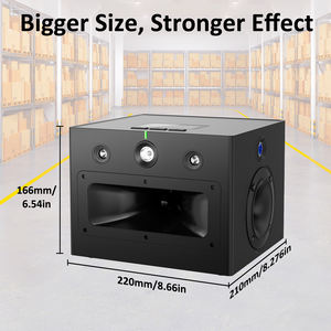 3 mod ultrasonik hayvan haşere kovucu ile yanıp sönen ışık kedi ses 600m ² etkili fareler Rats Monkeys hamamböceği karıncalar örümcekler - Product Image 3