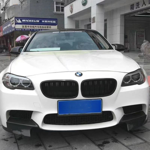 Para BMW Serie 5 F18/F10 M5 Sedán, Estilo Fibra de Carbono, Esquinas Delanteras, 2010-2016 - Product Image 6