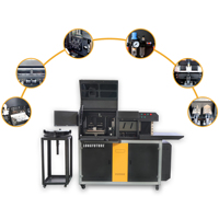 Nouvelle machine automatique chinoise de cintrage de lettres pour enseignes néon, CNC, pour lettres en acier inoxydable/aluminium, avec ajustement