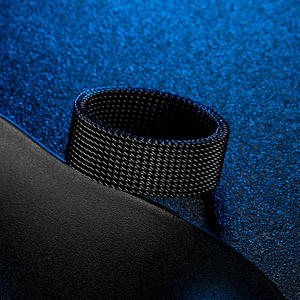 Anillo de Malla de Acero Inoxidable de 8 mm, Geométrico, Deformable, Joyería Unisex - Product Image 3