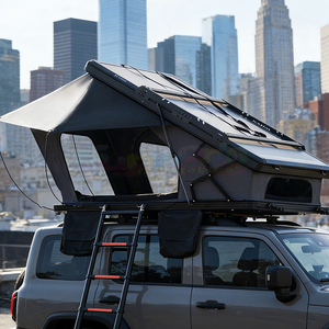 Hard Shell Aluminum Rooftop Tent X-Hinge 3-4 Person Lightweight Tente De Toit For 4x4 Quick Setup Waterproof Roof Top Tent - Product Image 4
