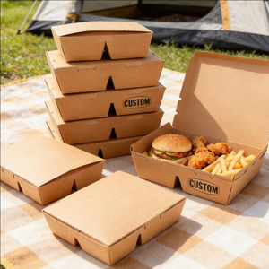 Caja de Sushi Plegable Personalizada para Llevar, Contenedor Desechable para Alimentos con Divisores, Ecológico, OEM, ODM - Product Image 4