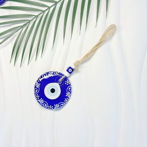 Colgante pintado e impreso de estilo étnico, colgante de coche de ojo del diablo extragrande acrílico, estilo tribal - Product Image 4
