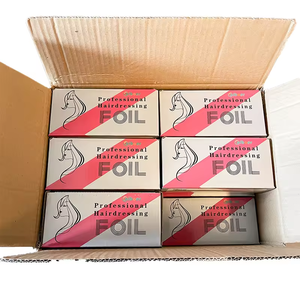 رقائق ألمنيوم عالية الجودة للصالونات لتصفيف الشعر، مطبوعة على شكل لفافة بملمس ناعم وخيارات قابلة للتخصيص - Product Image 4
